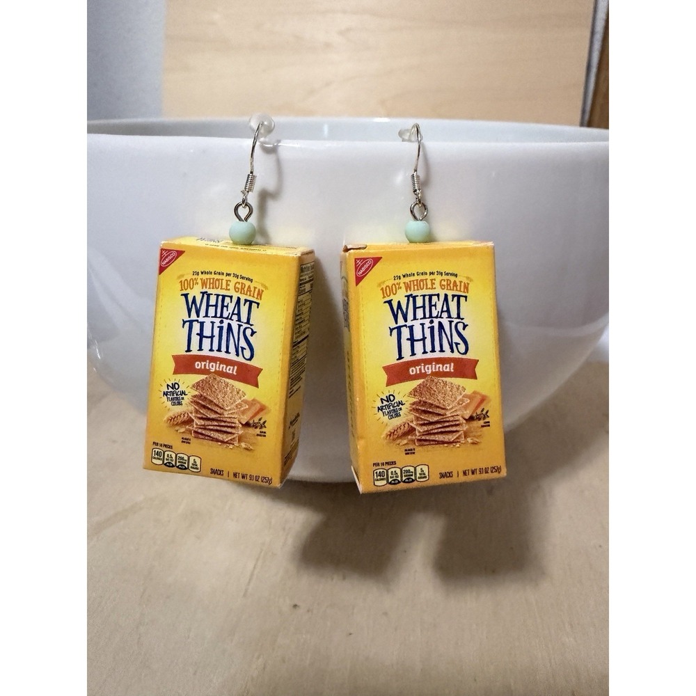 Minibrand Wheat Thin Upcycled Earrings Sterling Silver